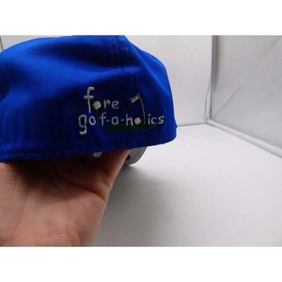Authentic Pukka Embroidered Tee Stretch Fit Golf Cap/ Hat, Blue - Picture 5 of 11